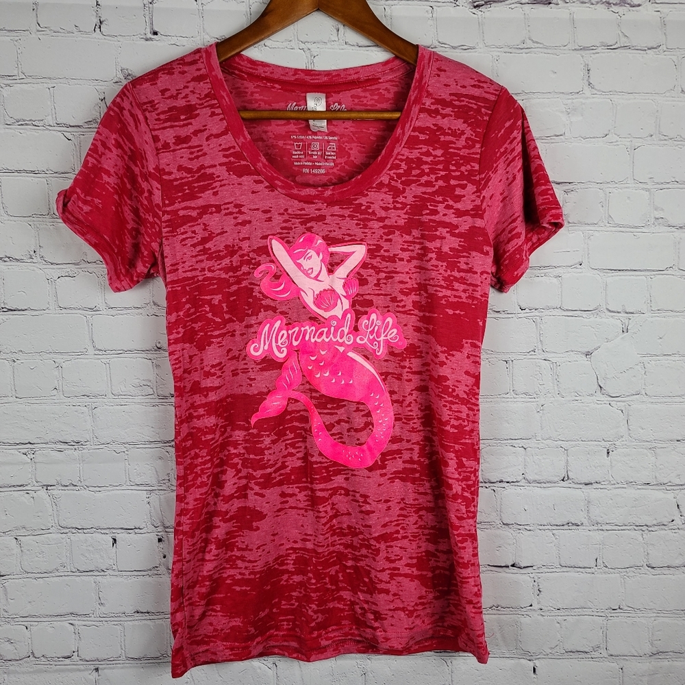 PimaTee. Mermaid Life in pink  …